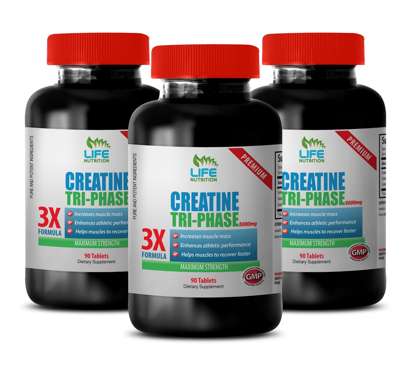 creatine blend powder – CREATINE TRI-PHASE 5000mg 3B – better muscle performance