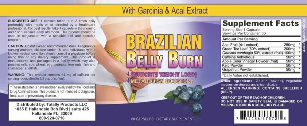 Apple Cider Vinegar Pills & Belly Fat Burn Weight Loss Caps Combo Free Shipping