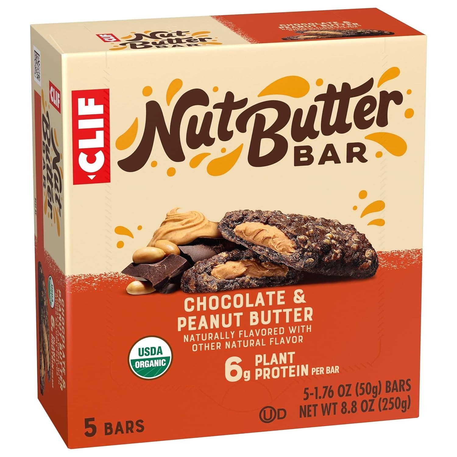 CLIF Nut Butter Bar – Chocolate Peanut Butter – 1.76 oz. (5 Pack)
