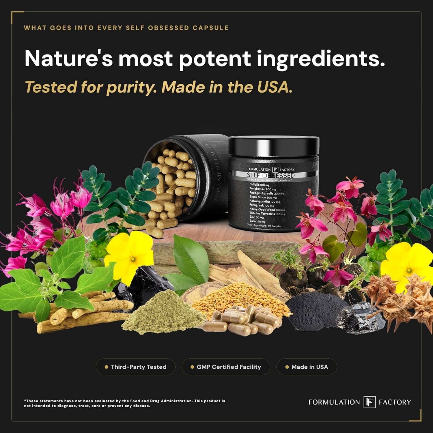 Formulation Factory Self Obsessed 10-in-1 Masculinity Maximizer for Men BRANDED