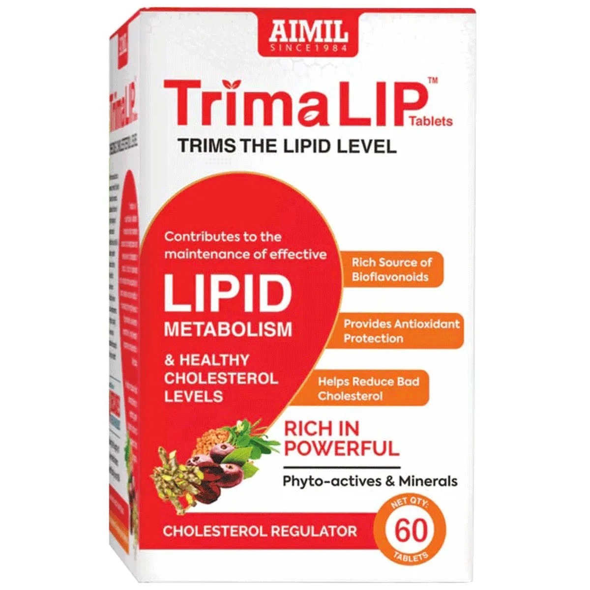 AIMIL Trimalip 60 tablets | Support Cholesterol Wellness | FREE SHIPPING