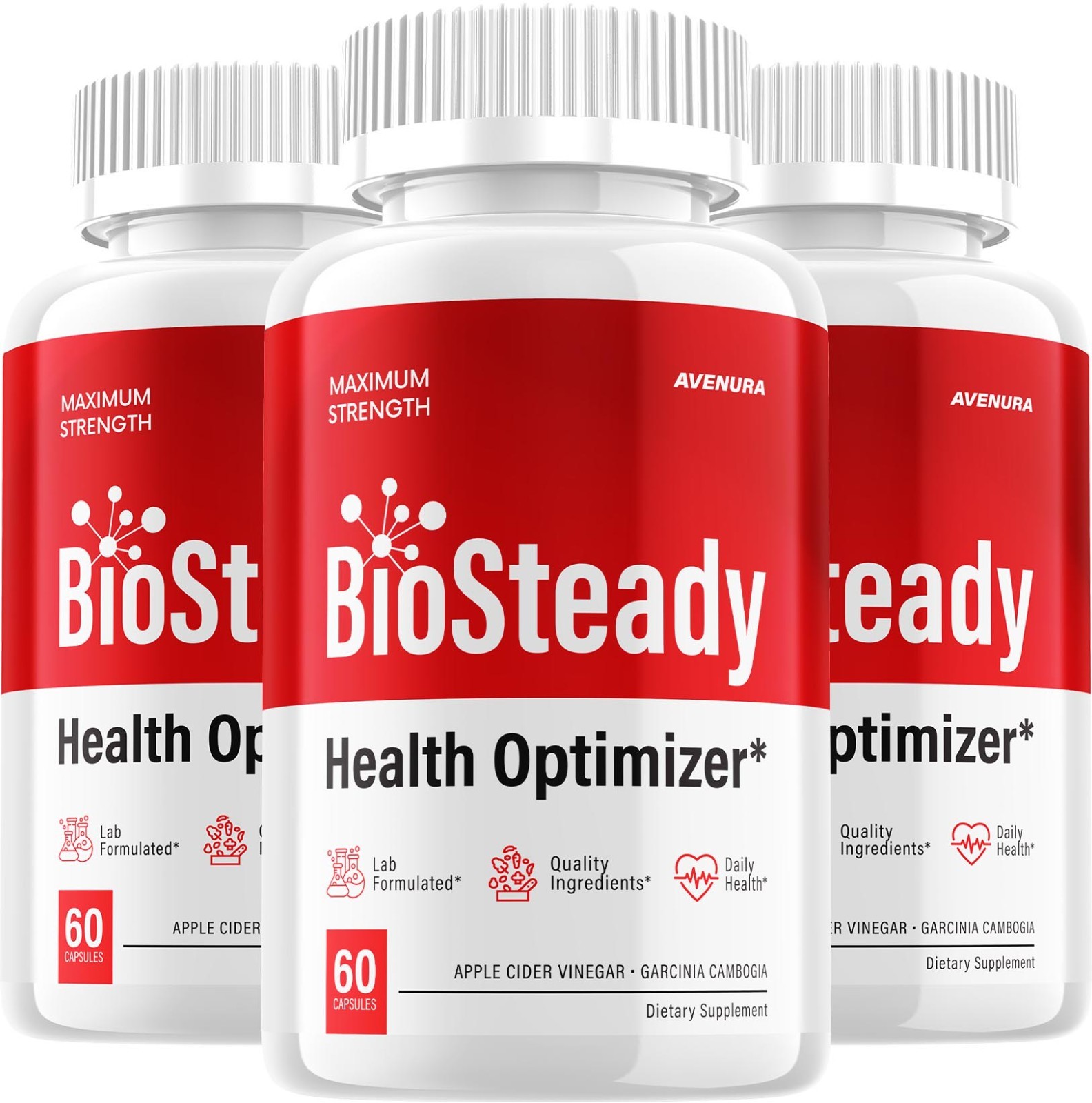 (3 Pack) BioSteady Capsules – Bio Steady Natural Blend Glycogen Support