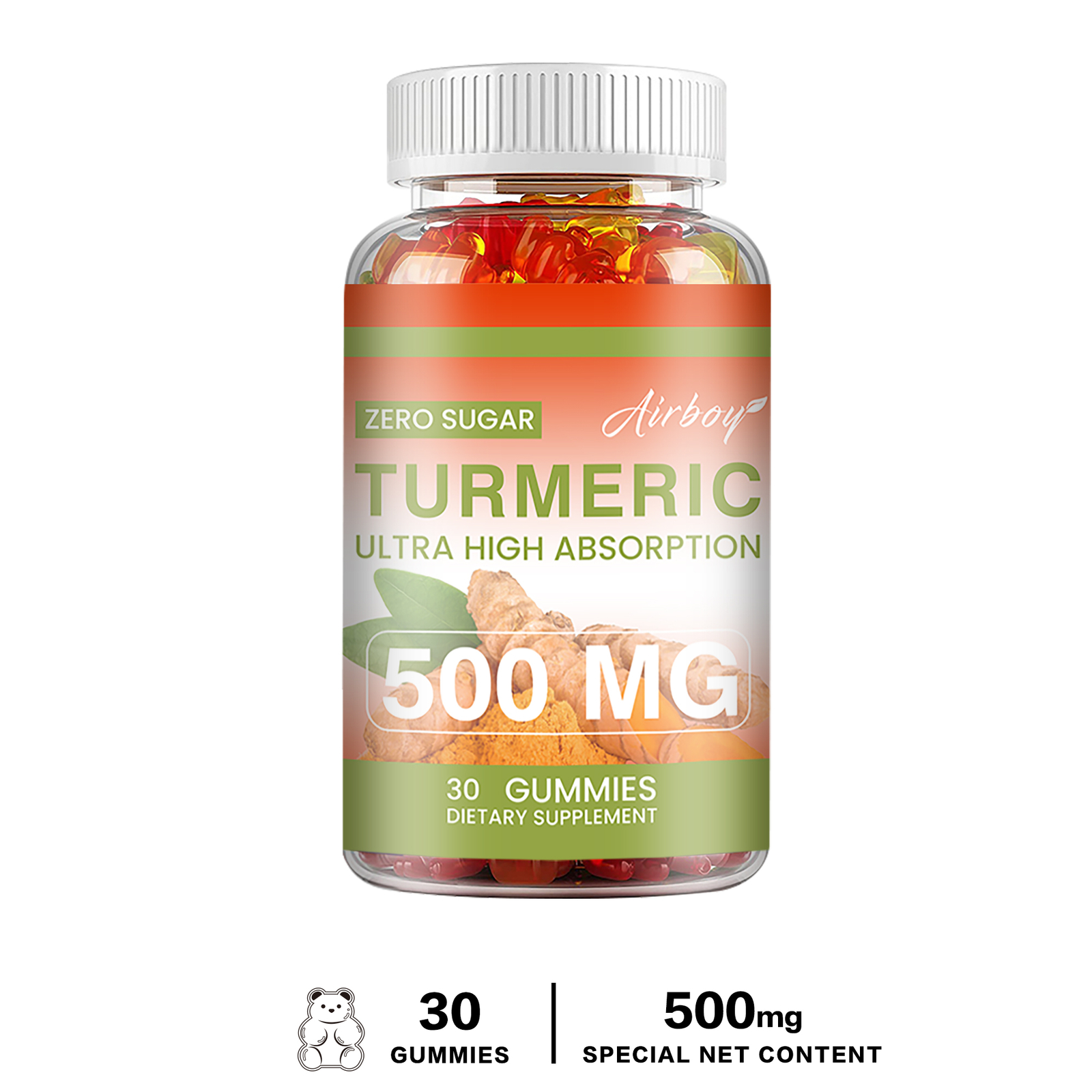 Turmeric Curcumin Gummies – Support Joint Health, Pain Relief, Anti-inflammatory