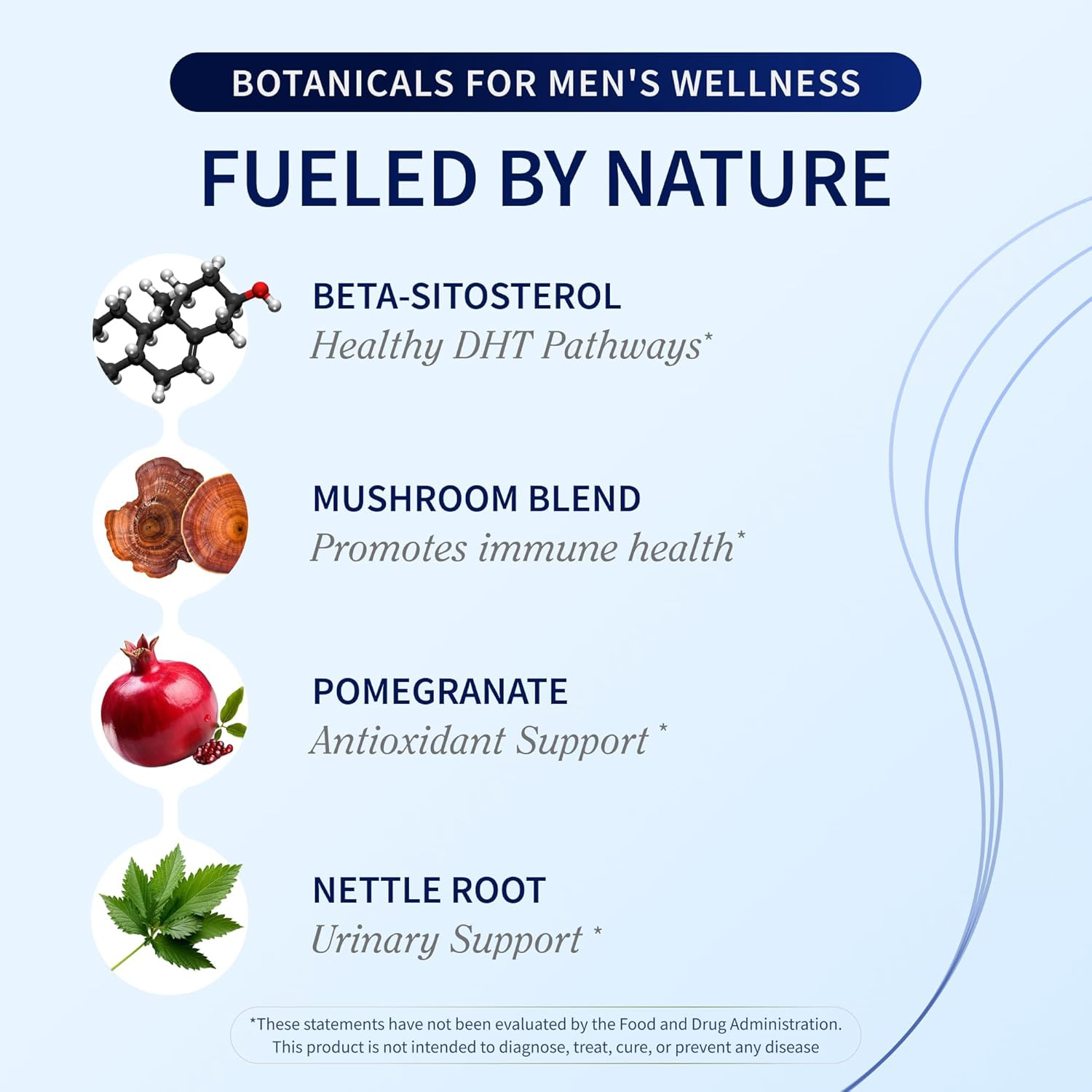 Snap Supplements Prostate Health Supplement for Men with Plant Sterols, Stinging