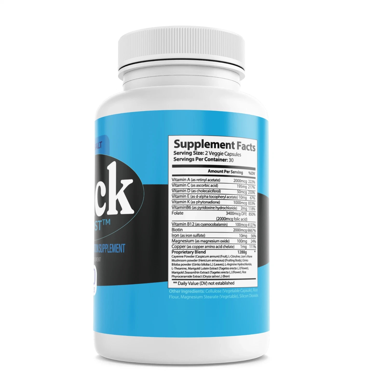 Blue Salt Trick Boost Male Blood stream Dietary Supplement 60 Capsules US