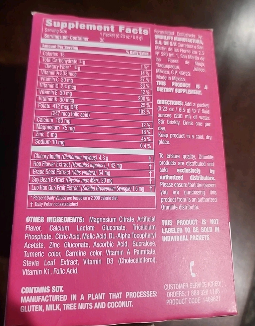 fem omnilife vitaminas para Mujer sistema Hormonal origina oml Fem antioxdantes