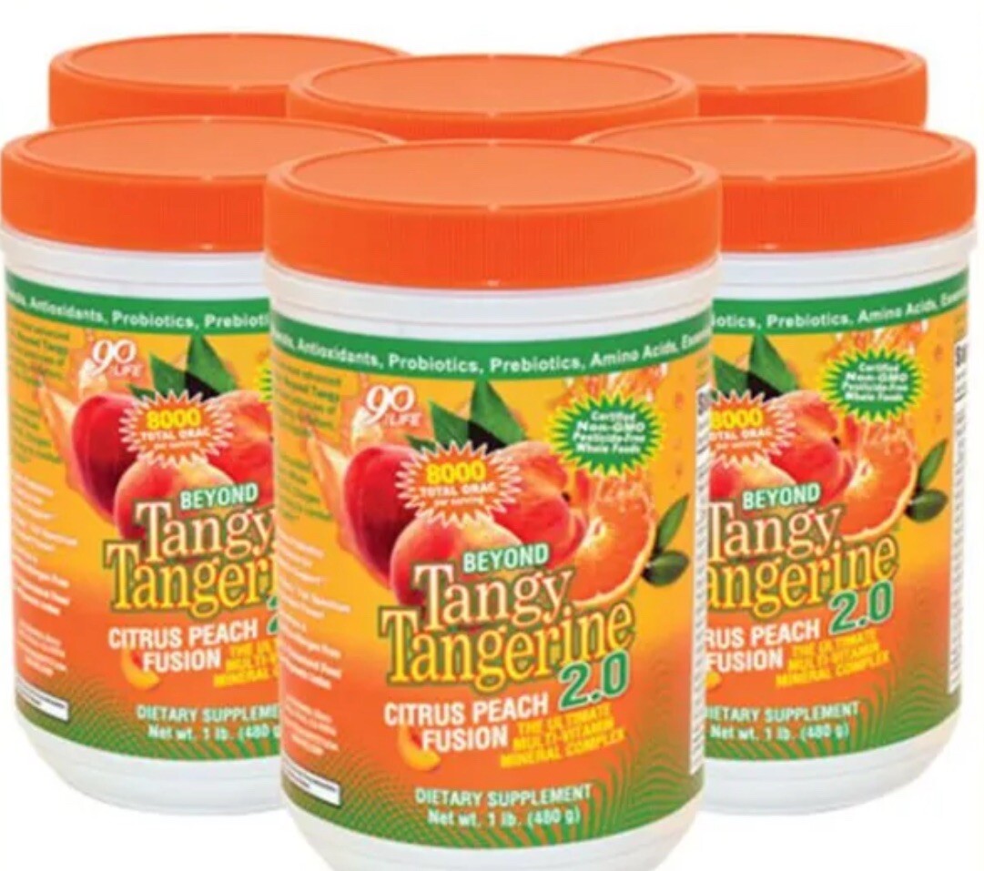 BEYOND TANGY TANGERINE 2.0 -BTT 2.0 CITRUS PEACH INFUSION 6 Pack
