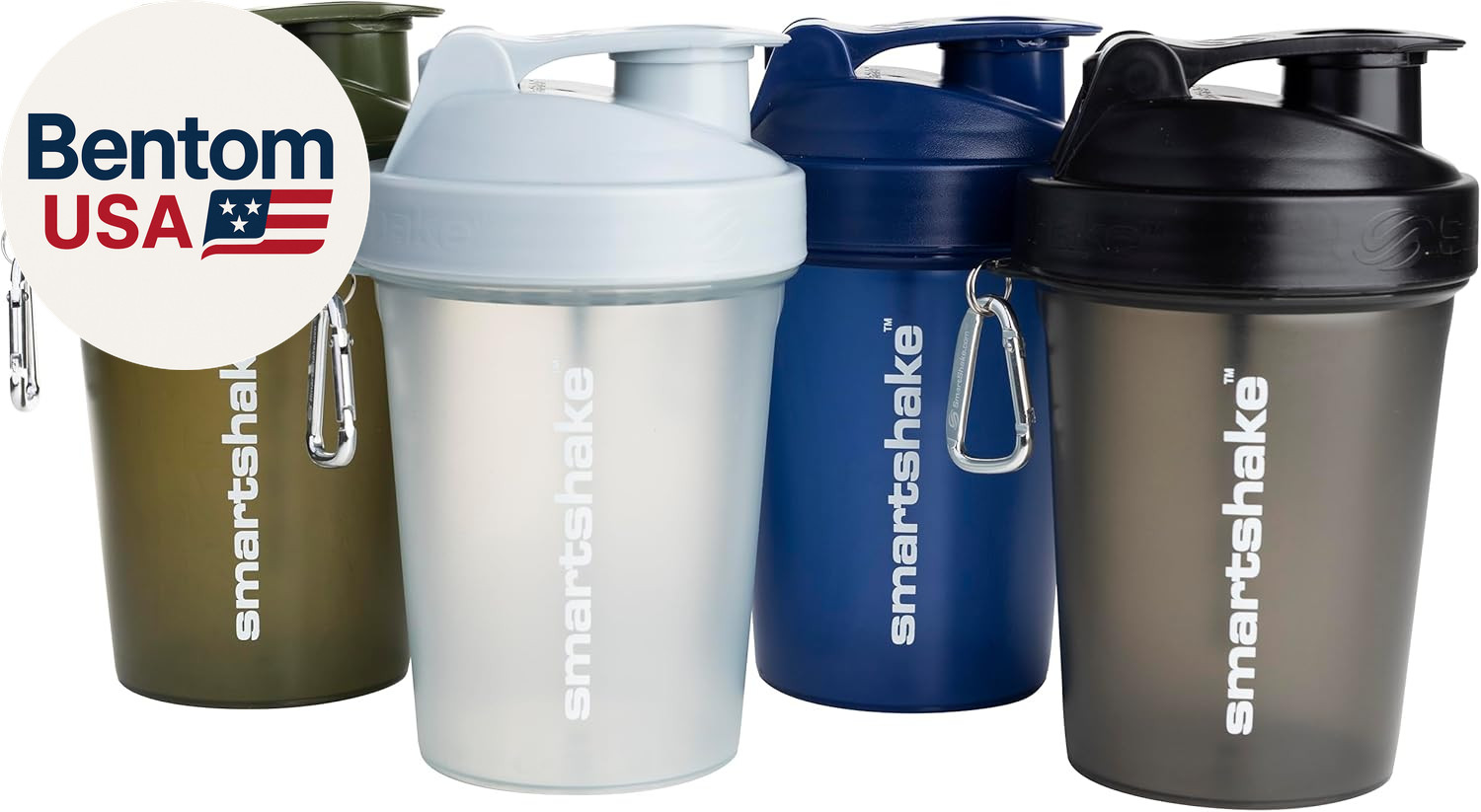 Lite 4-Pack Protein Shaker Bottle 400 Ml | 13.5 Oz – Leakproof Screw-On Lid – BP