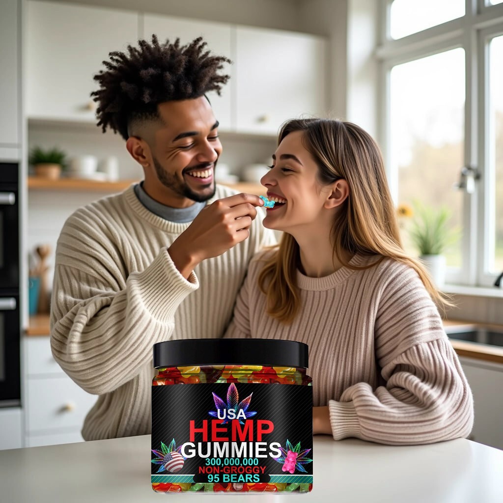 Deep Sleep Gummy Bears -Premium Gummies-Calm, Stress, Relax, Anxiety-Made In USA