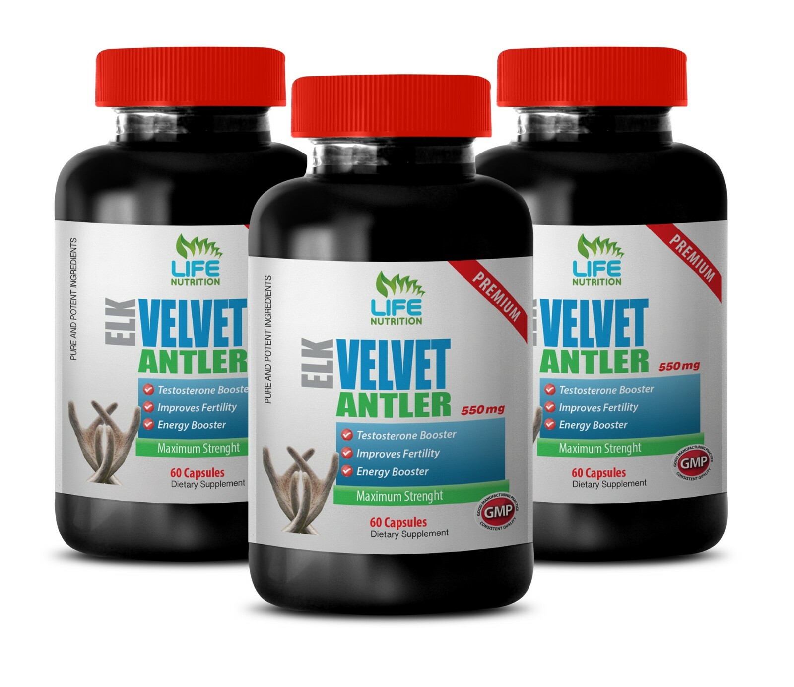 libido improvement – ELK VELVET ANTLER – immune system recovery 3BOTTLE
