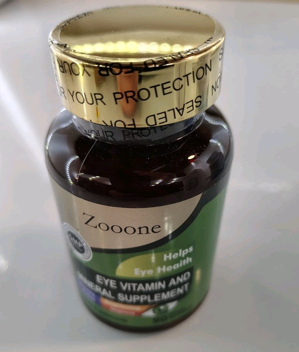 Zooone Eye Vitamin And Mineral Supplement – 90 Capsules, Exp. 4/2028