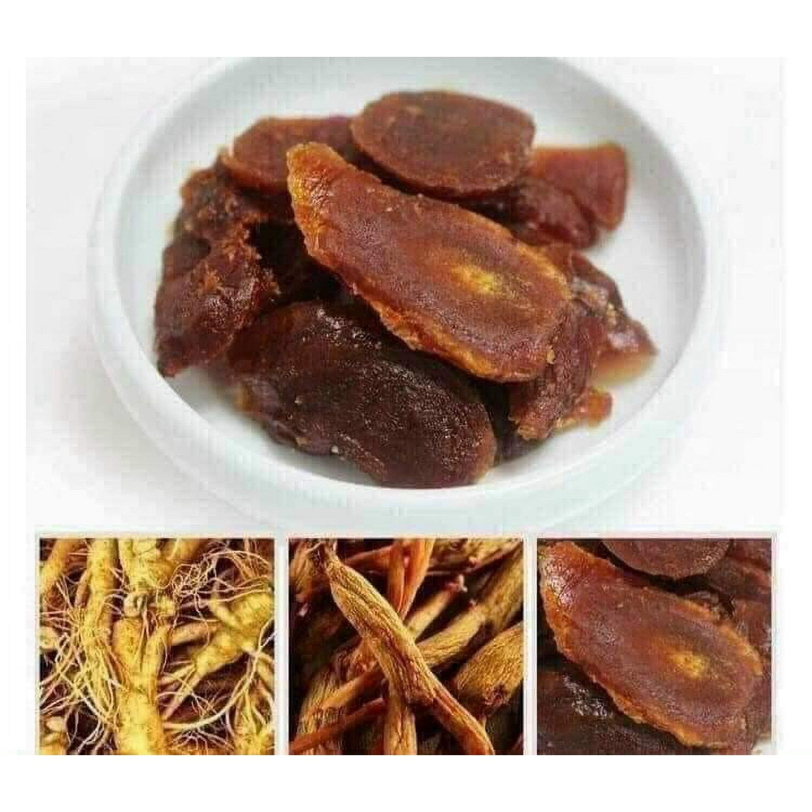 1 Jar of Korean Sliced Red Ginseng In Honey Hồng Sâm Tẩm Mật Ong 200G !
