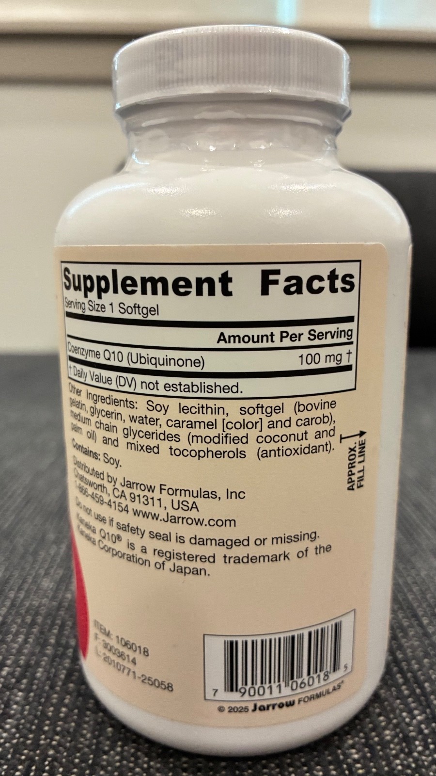 Jarrow Formulas Ubiquinone CO-Q10 Q-absorb 100mg 120 Softgels – 10 available
