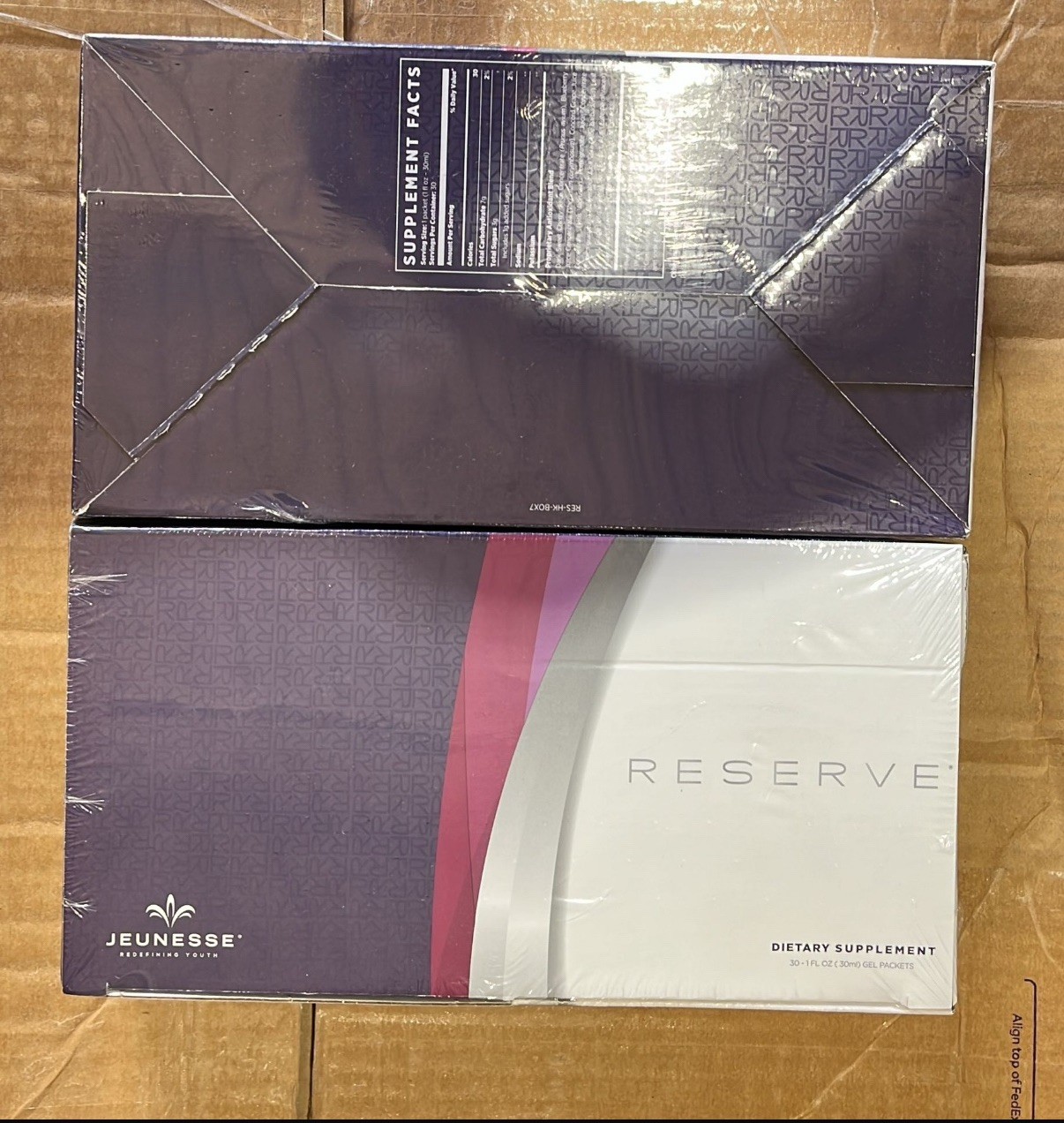 New/Seal Jeunesse Reserve Gel Packets 2 Boxes /60 Packs – Exp 2027