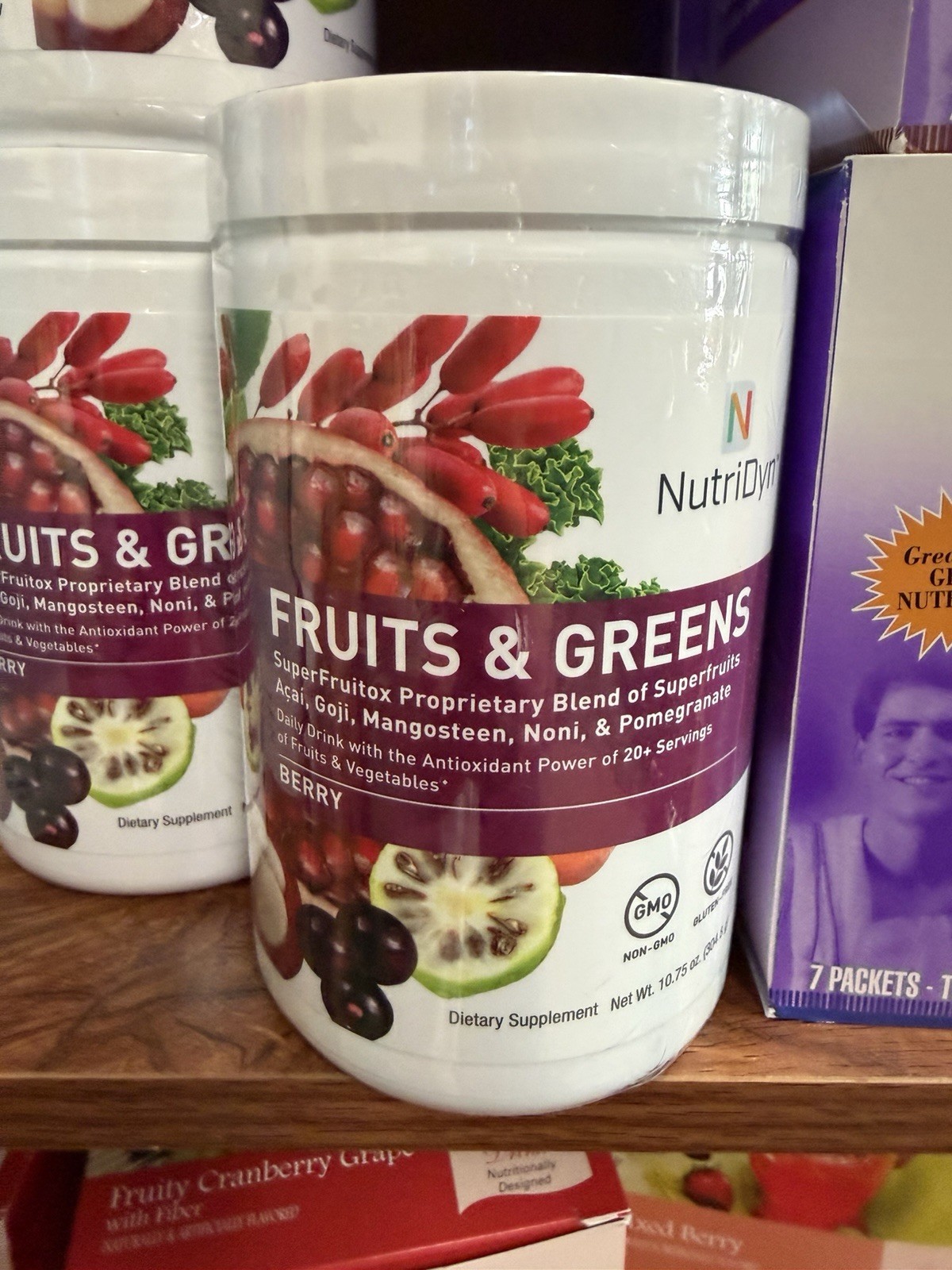NutriDyn Fruits & Greens Berry Flavor 300 Grams 5/2026