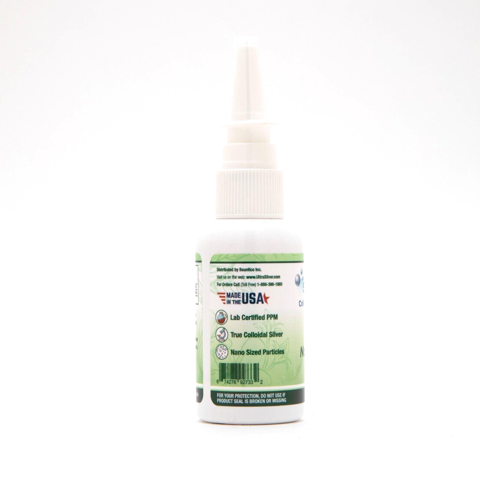 Ultra Silver Colloidal Silver 2oz. Nasal Spray Natural Immune Booster