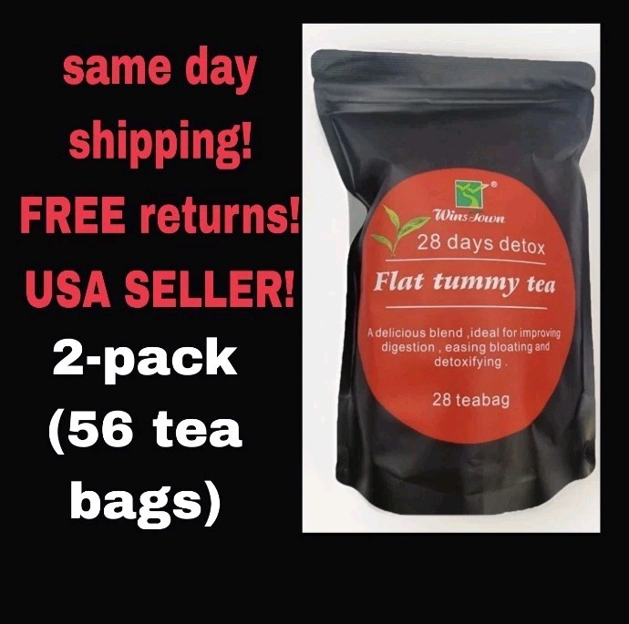 28 day flat tummy tea Weight loss 2 packs burn calories