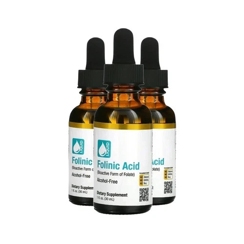 (3-Pack) Folinic Acid Drops – Daily Folinic Acid Liquid Drops Formula