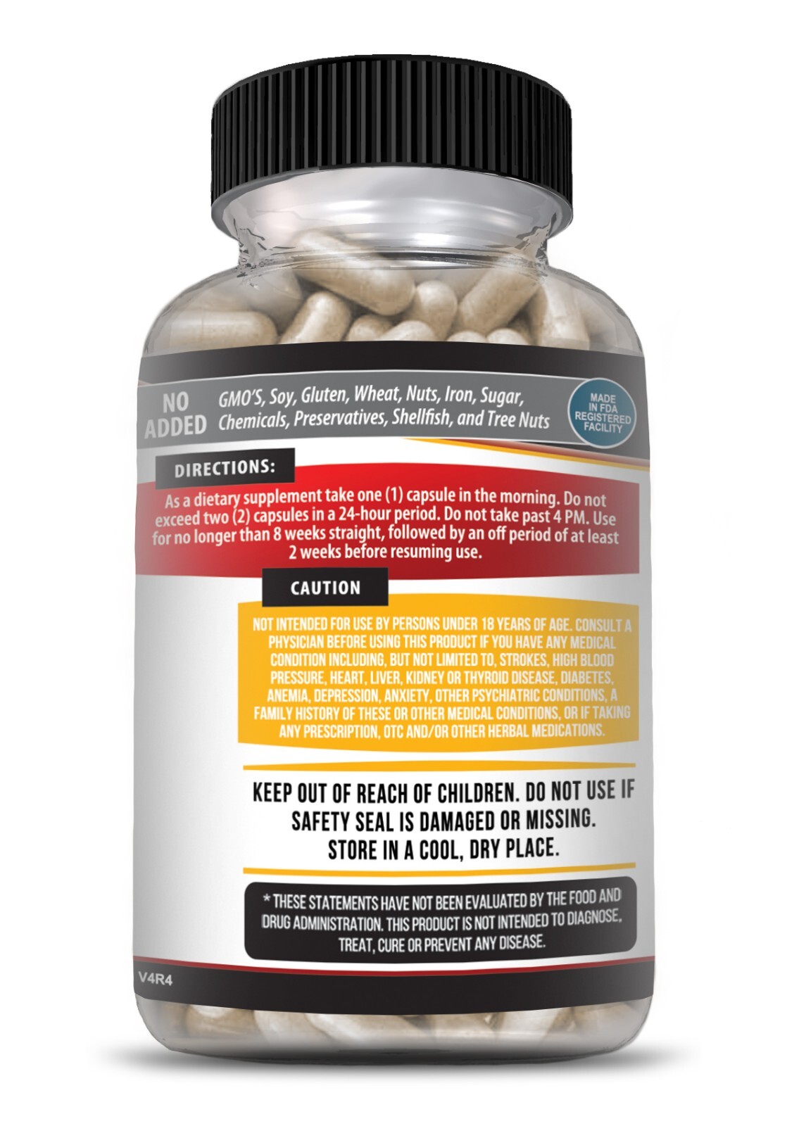 Premium Oxy Burn Thermogenic 180ct 471mg Appetite Control Weight Loss Fat Burner