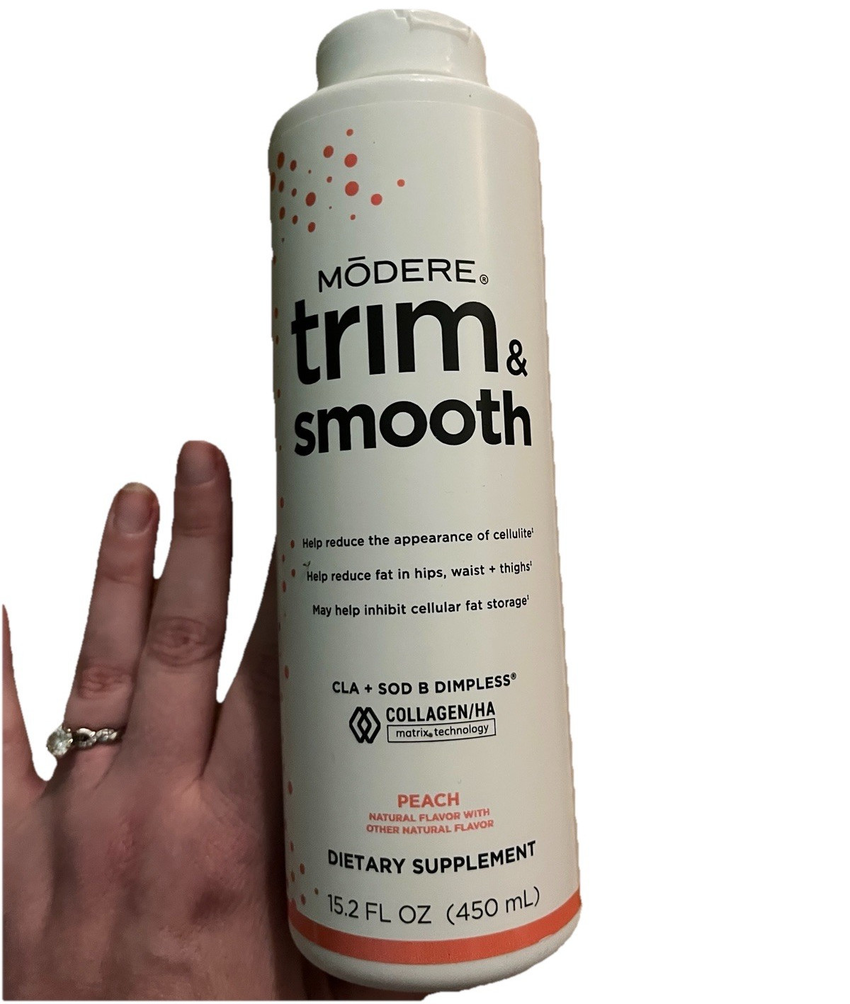 Modere Trim & Smooth Peach Supplement 15.2 fl oz