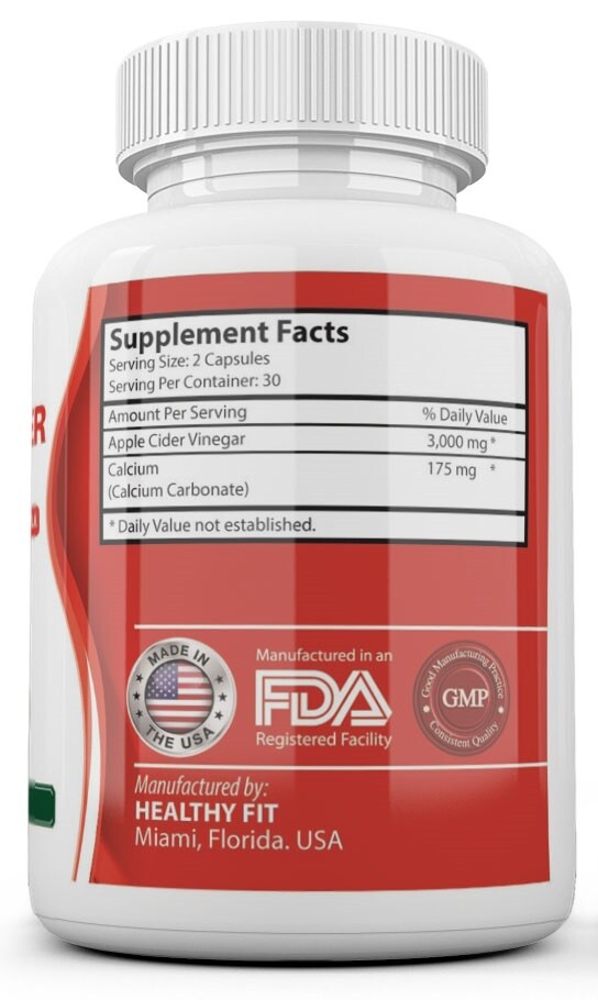 6 x APPLE CIDER VINEGAR Pills 3000mg RAPID FAST WEIGHT LOSS 360 Capsules USA