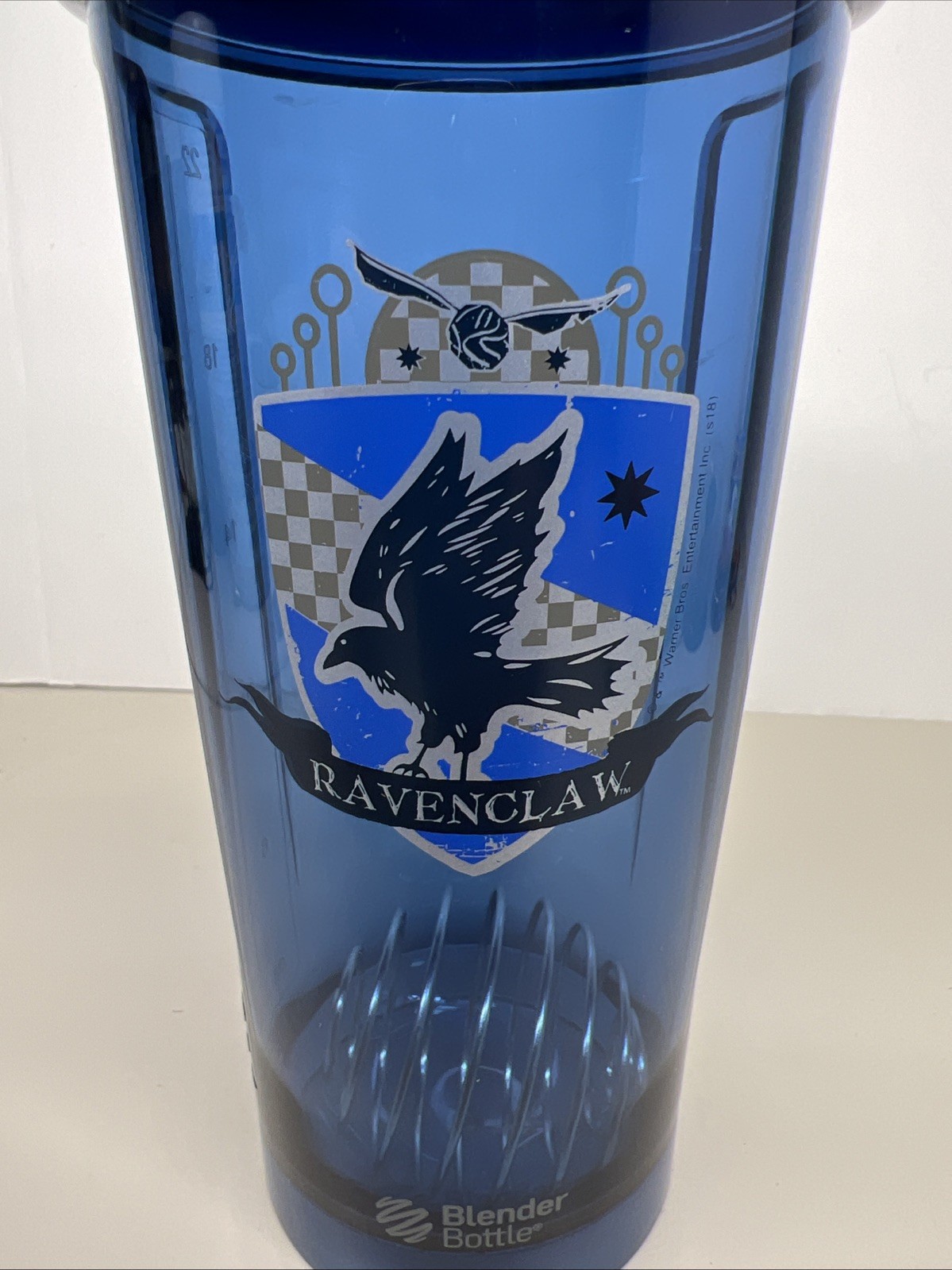 Blender Bottle 22 Oz Sport Blue Reusable Shaker Bottle With Blender Ball