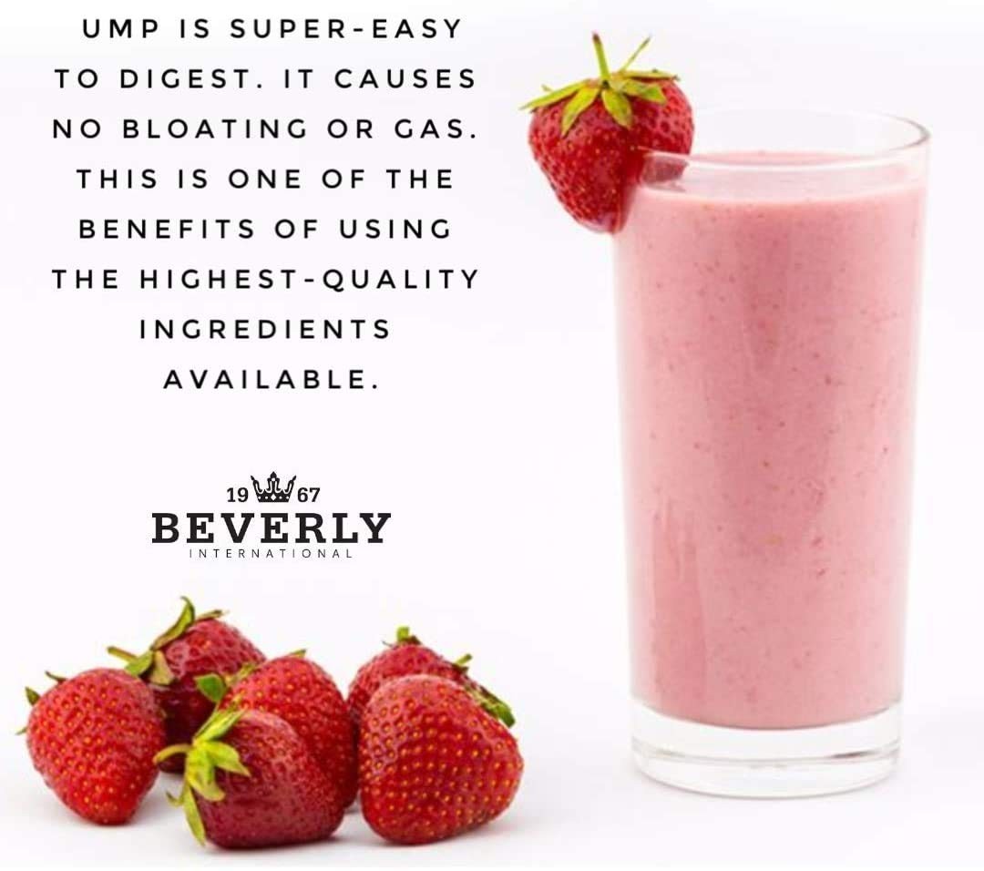 Beverly International UMP Protein Powder Strawberry. Unique Whey-Casein Ratio…
