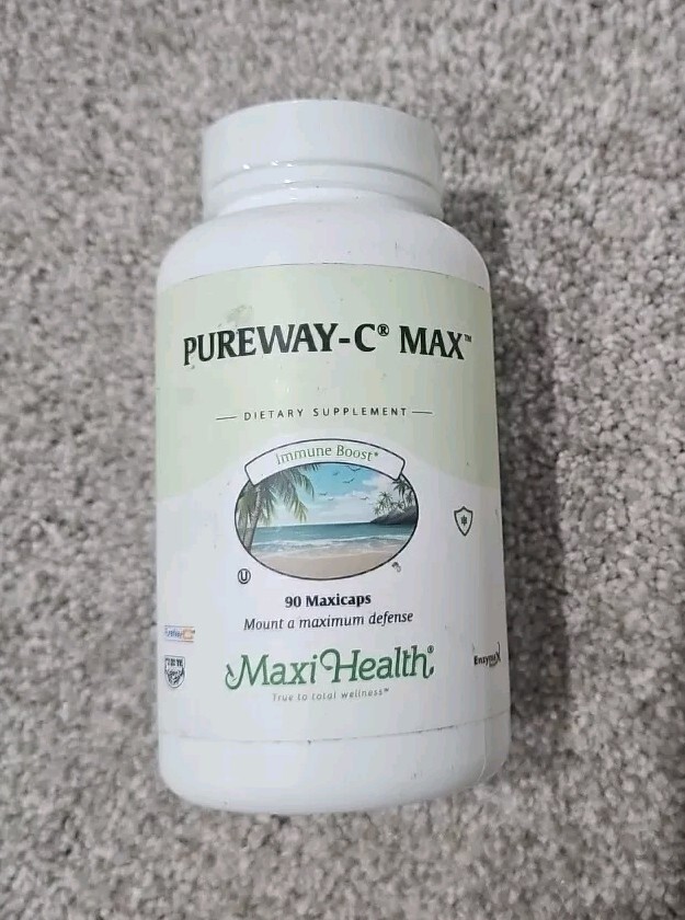 Maxi Health, Maxi Pure Way C -Max, 90 Capsules, 4-Ounce Bottle – Sealed New