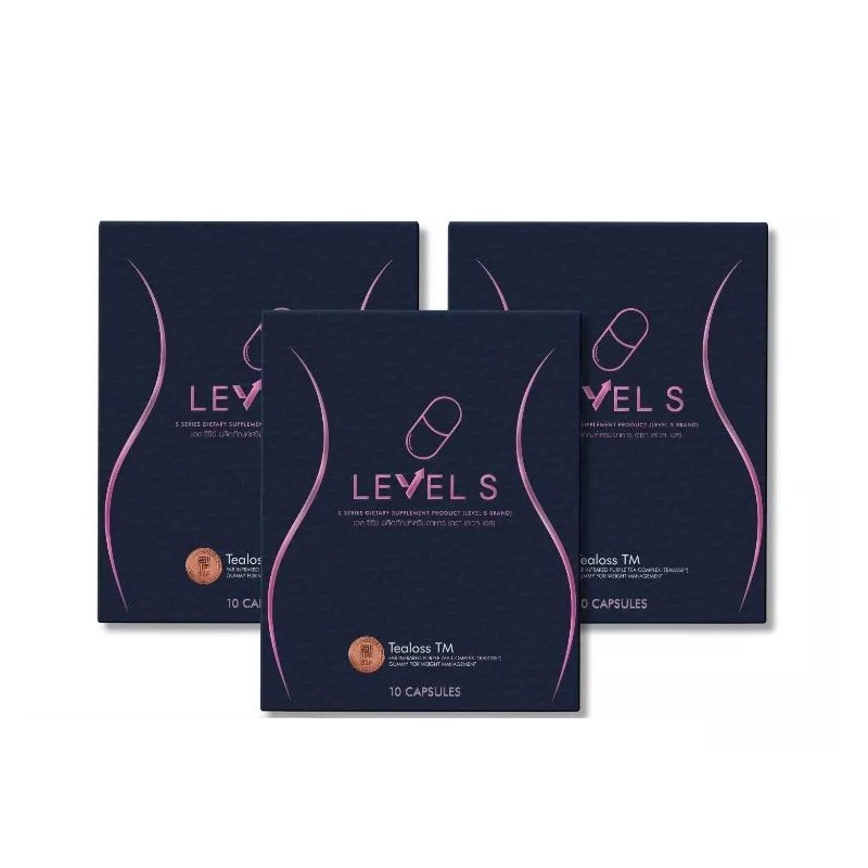 3X Level S Supplement Natural Fat Burn, Lean Body Weight Management 30 Capsules