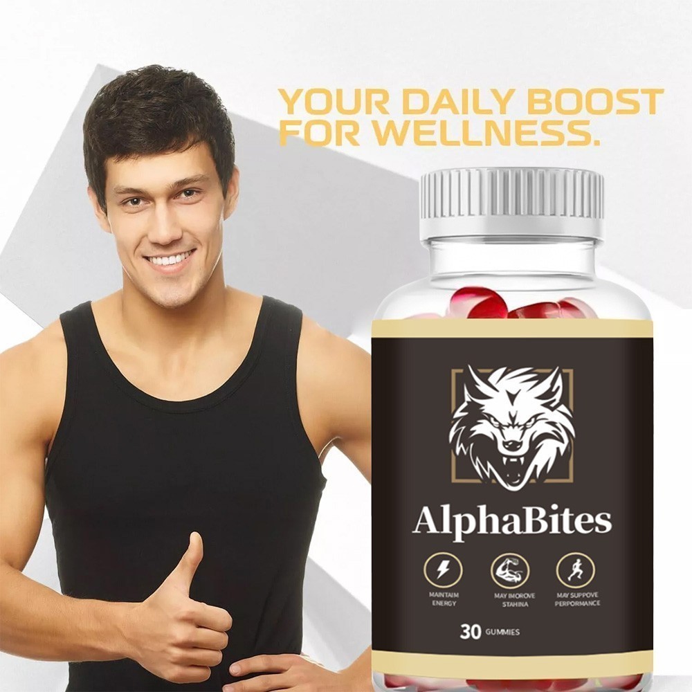 NEW Alpha Bites Gummies AlphaBites Max Performance Gummy (1 Month Supply) 1-3PCS