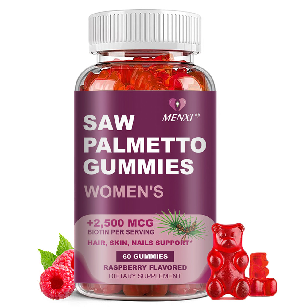 Saw Palmetto 2500Mcg DHT Blocker Hair Growth Supplement, 60 ct for Men and Women