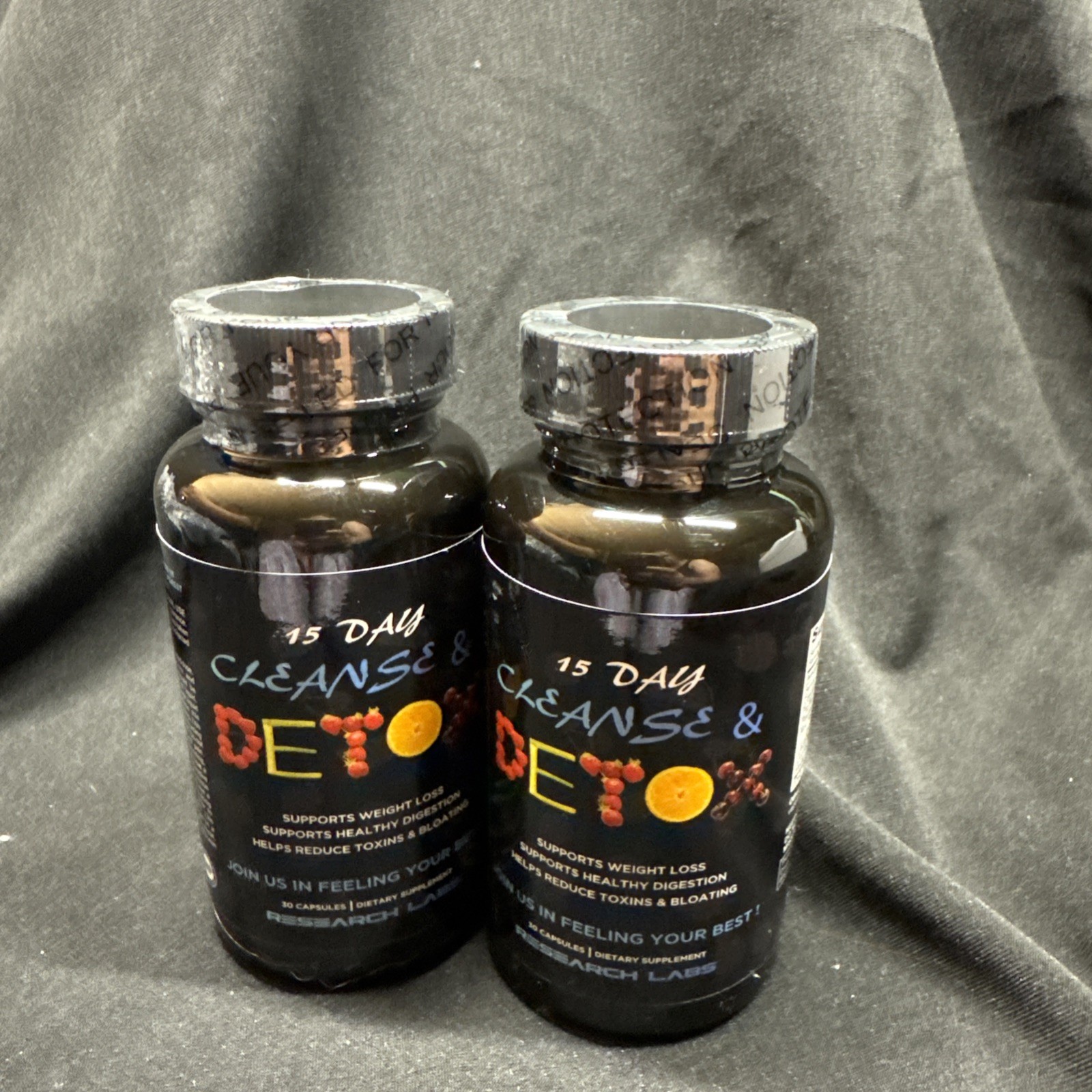 Research Land Liver Cleanse And Detox 2 Bottles Total 120 Capsules