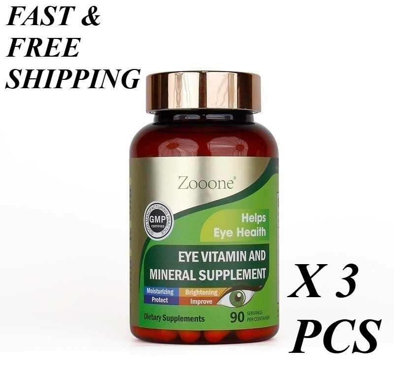 2 BOTTLES—Zooone Lutein Vitamins with Zeaxanthin to Help Maintain Eye Health