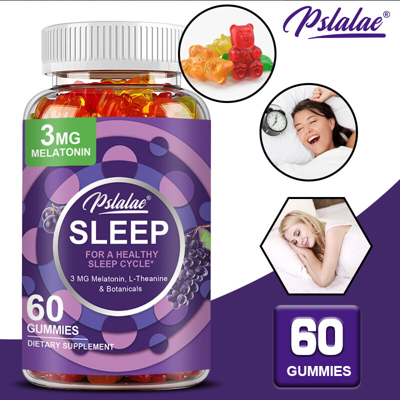 Sleep Gummies 3mg – with Melatonin – Sleep Aid Supplements,Improve Sleep Quality