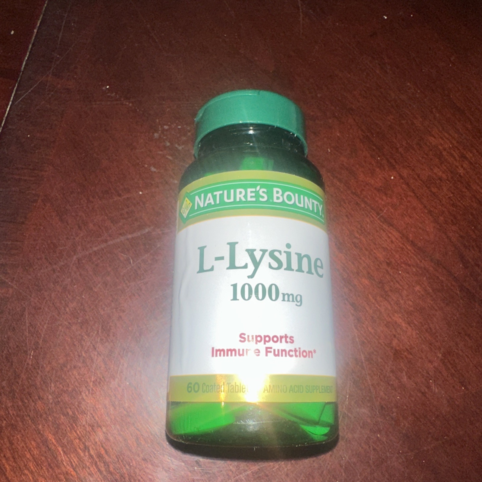 2 PACK Nature’s Bounty L-LYSINE 1000mg 60 Tablets – Supports Immune Health 10/29