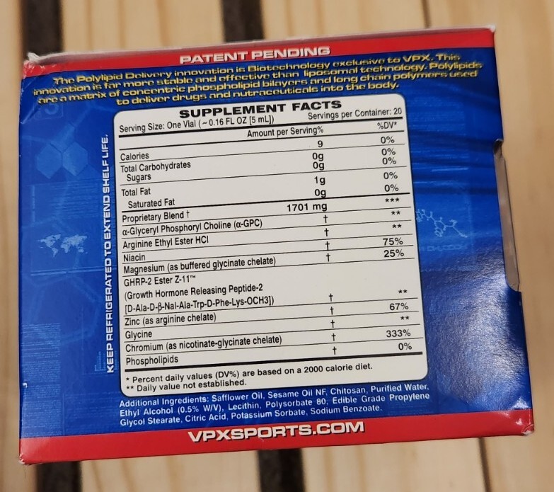 VPX Sports DISCONTINUED BRAND/PRODUCT Hemogex Collectors Item