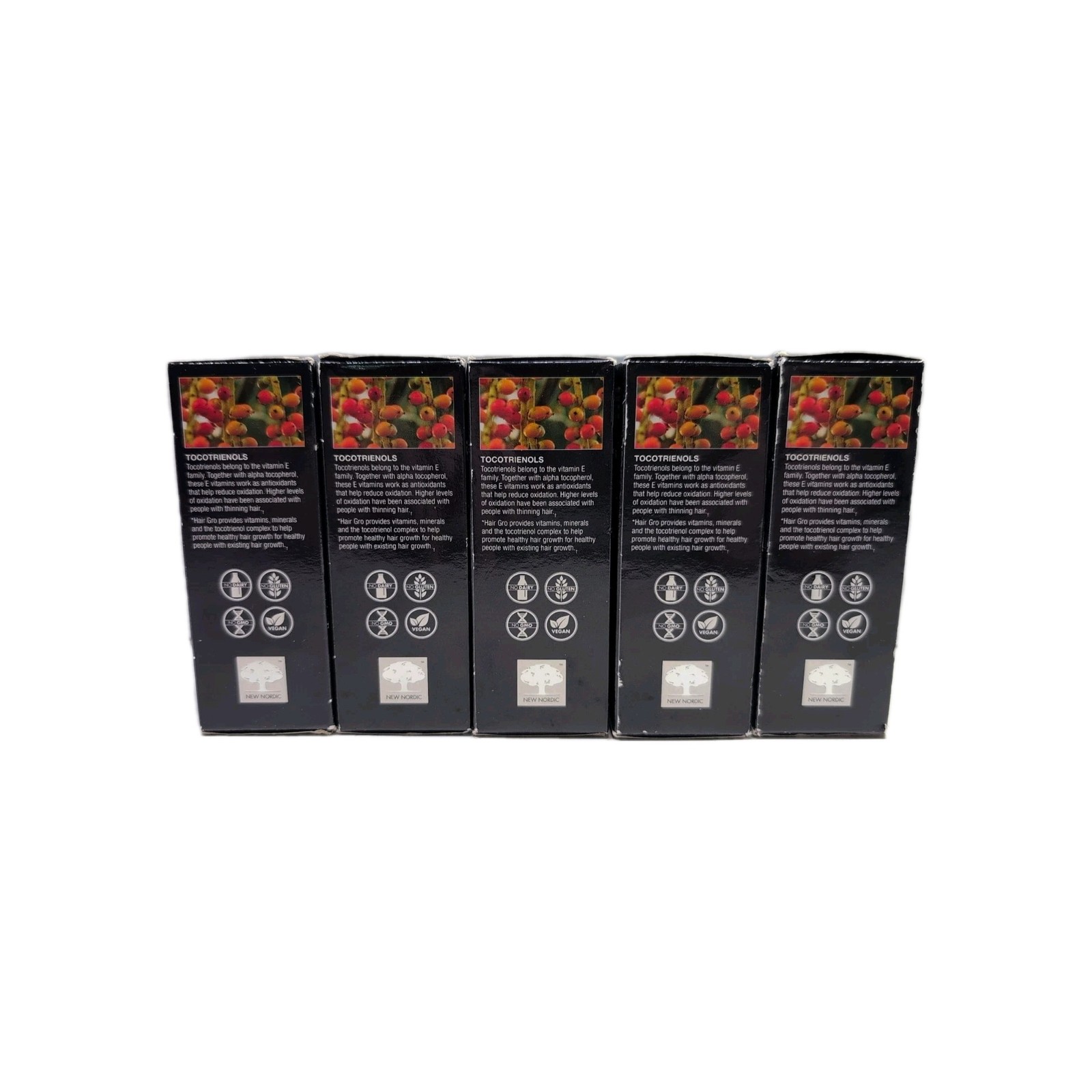 (5) Nordic Hair Gro Dietary Supplement With Botanicals 60 Tablets – Exp 11/2026