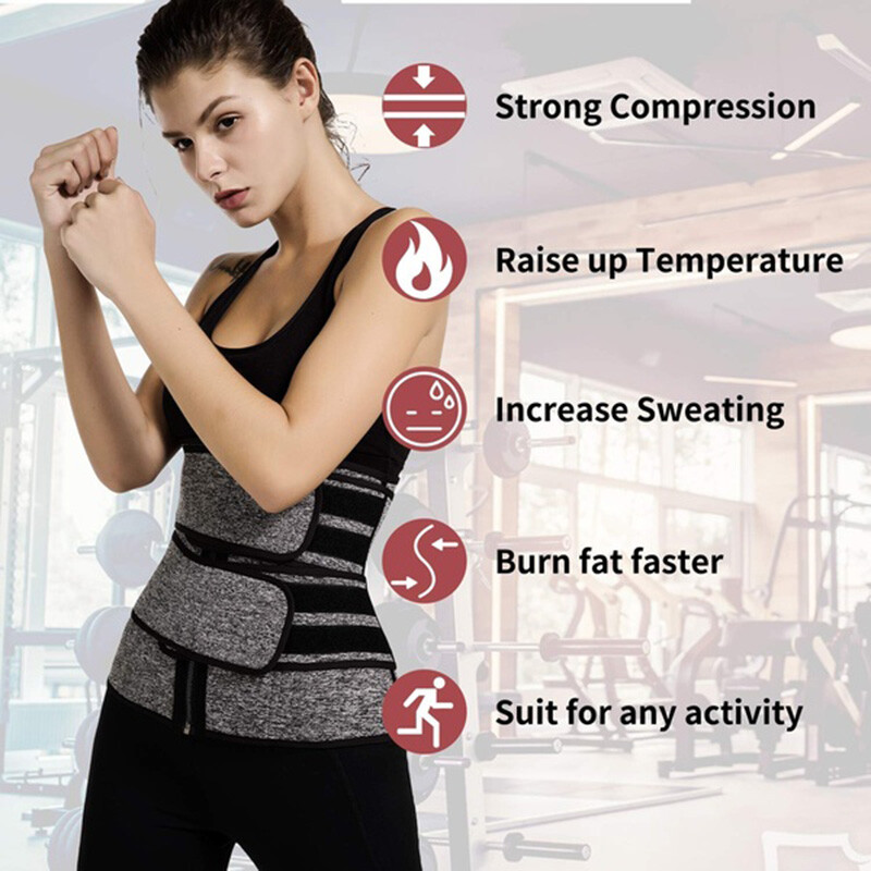 Fajas Neoprene Waist Trainer Weight Loss for Women Sweat Body Shaper Belt Girdle