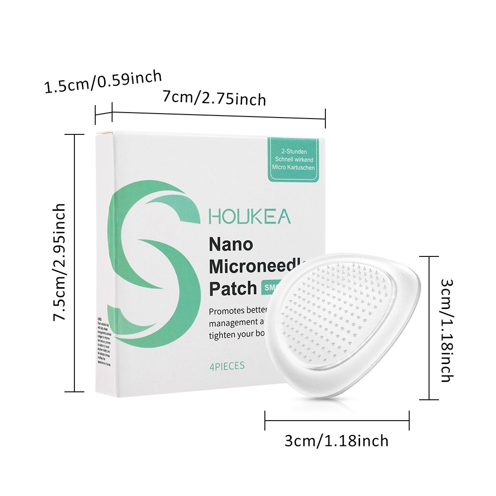 4/40PCS Nano Slimming Micro Needle Patch Unisex Slimming Microneedle Hoot Patch