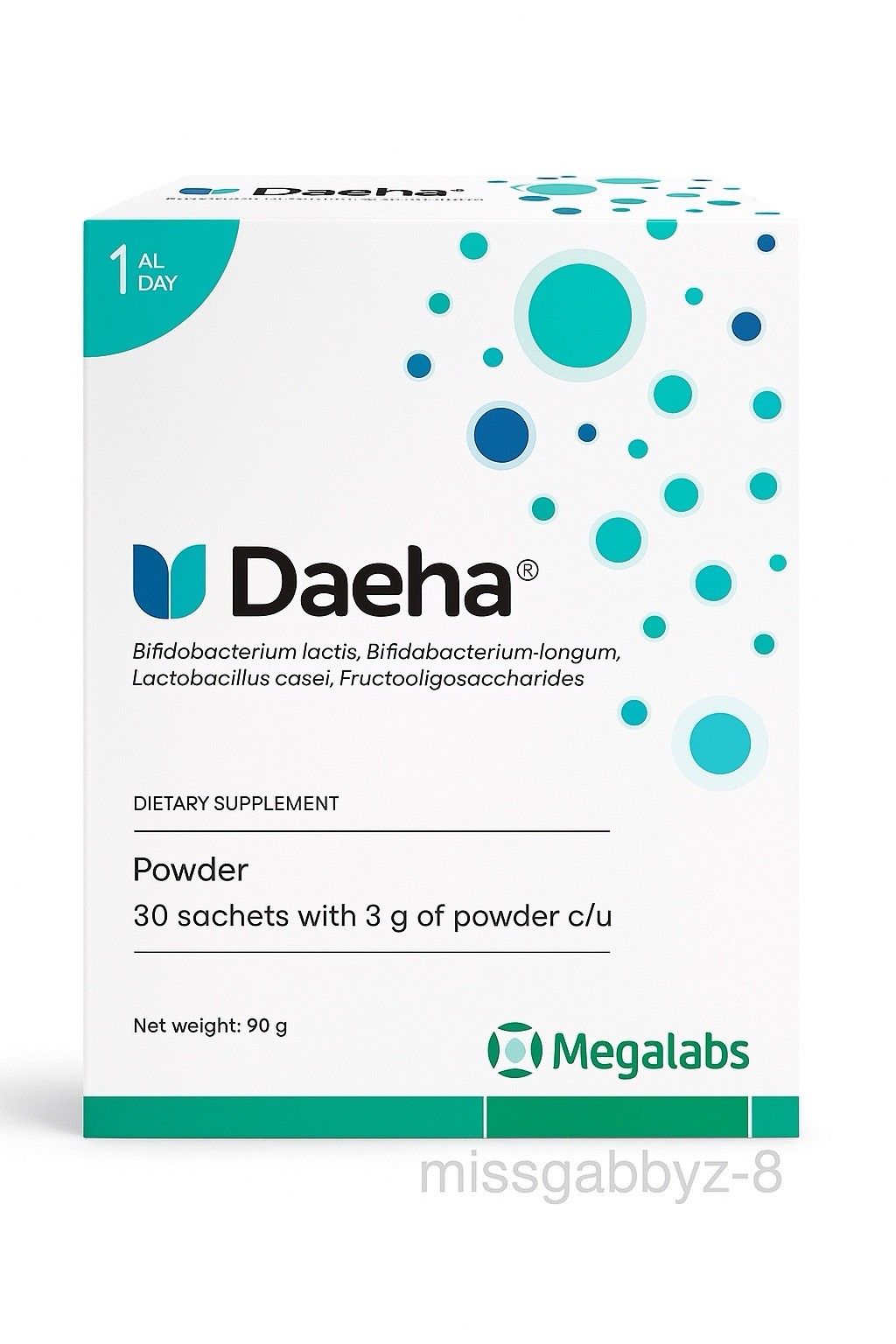 Daeha Probiotic Powder 30 Sachets 90g | Bifidobacterium, Lactobacillus