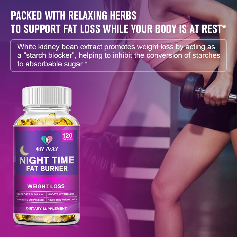 Night Slim Capsules – Sleep Fat Burner & Cortisol Control with Melatonin Blend