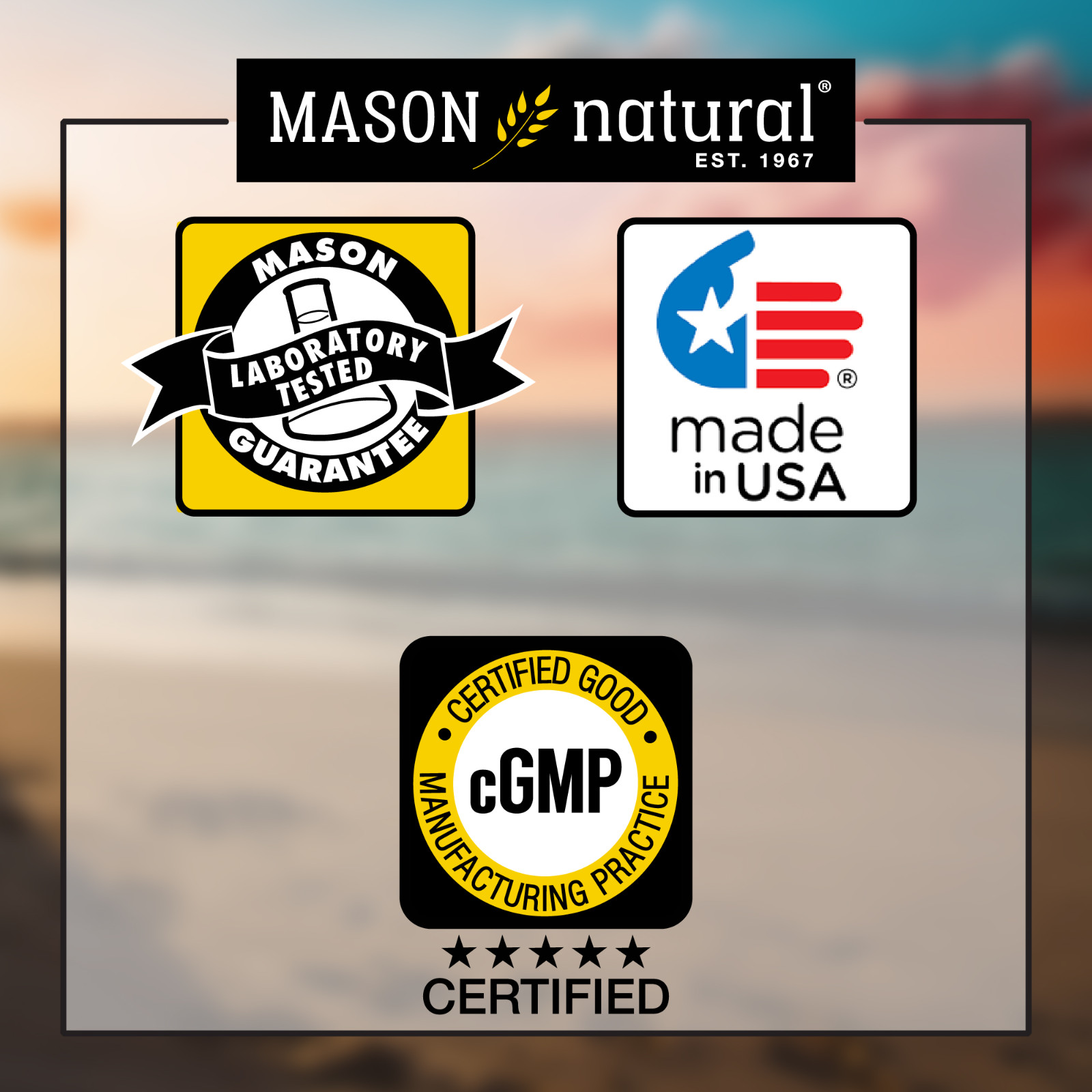 Mason Natural Magnesium Gluconate 550 mg – Healthy Heart, 100 Tablets