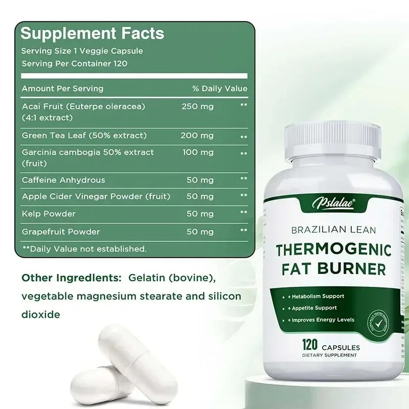 Thermogenic Fat Burner 240pcs – Relieve Bloating, Fat Burning, Weight Management