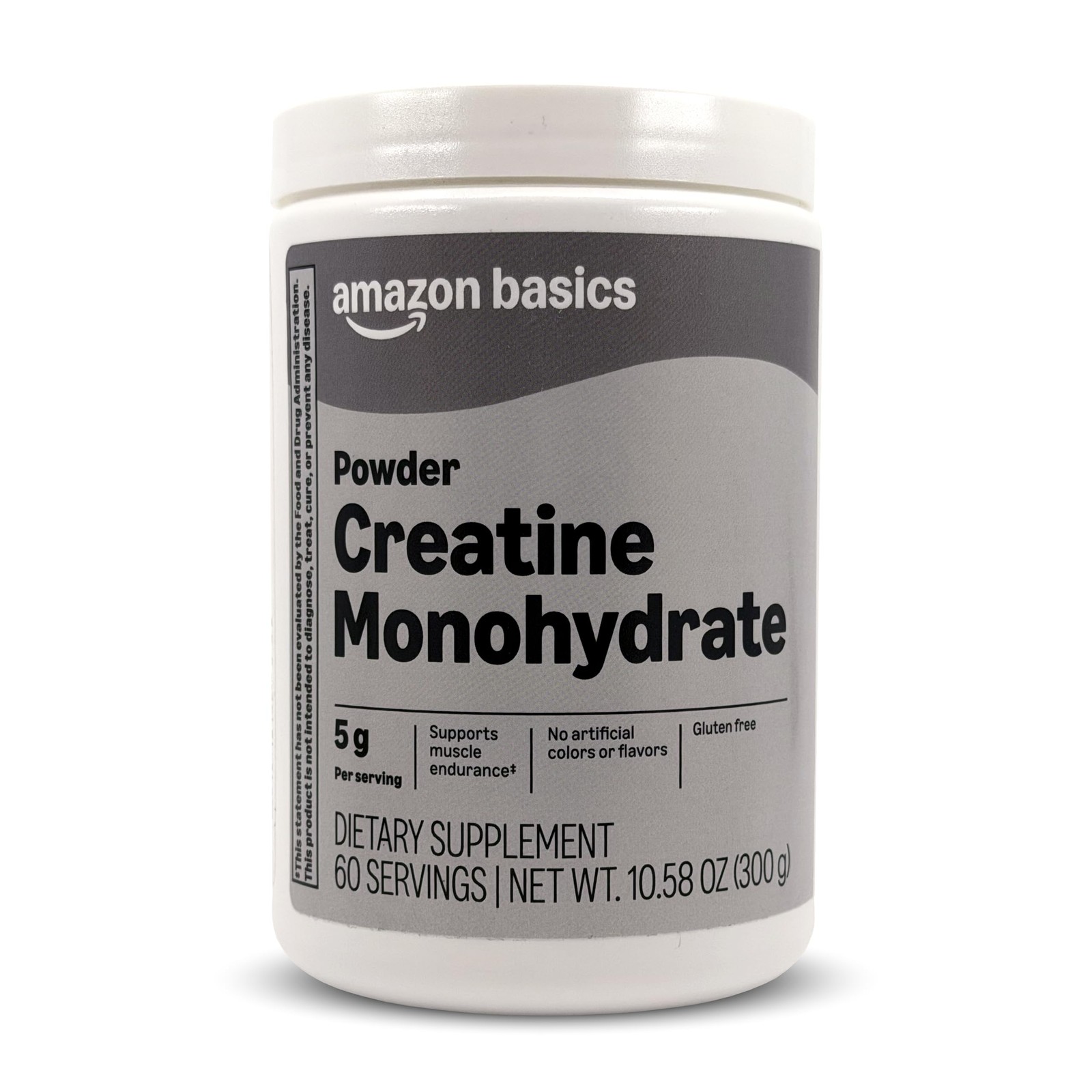 Amazon Basics Creatine Monohydrate Powder, 10.58 oz, Ounce (Pack of 1)