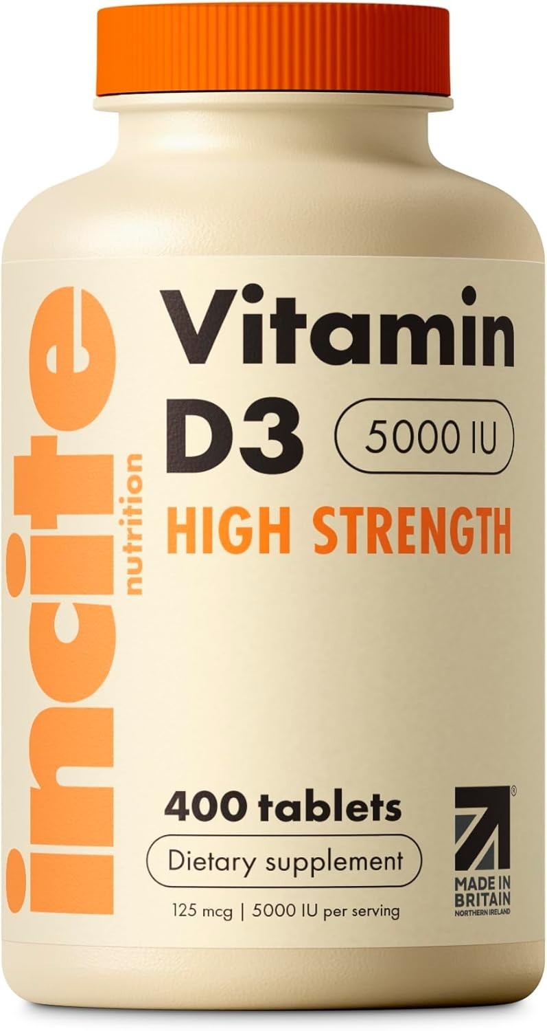 Vitamin D3 5000Iu VIT D3- 400 Easy Swallow Micro Tablets, High Strength US Stock