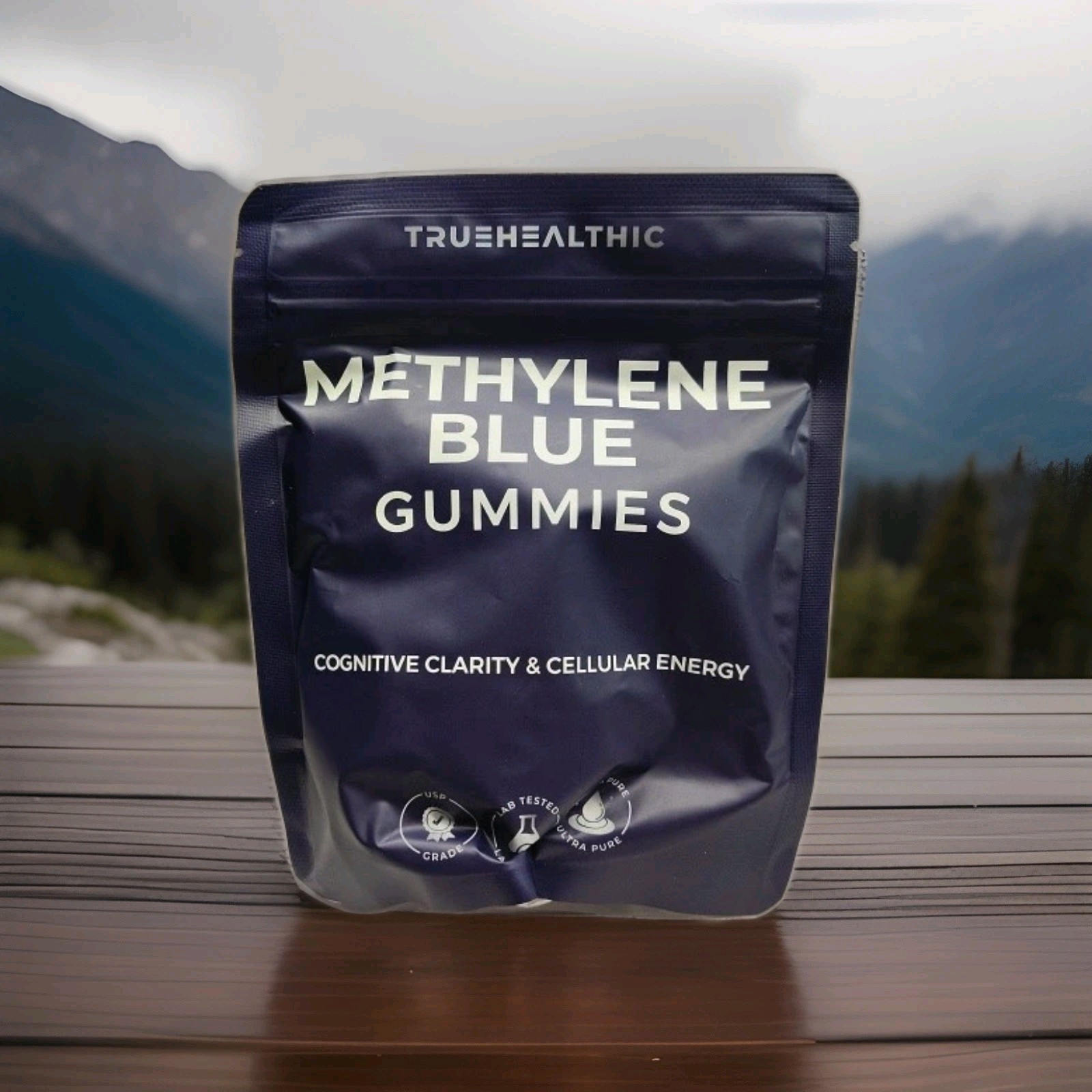 Truehealthic Mtlene Blue Gummies 30 Servings Keep Your Mind Sharp