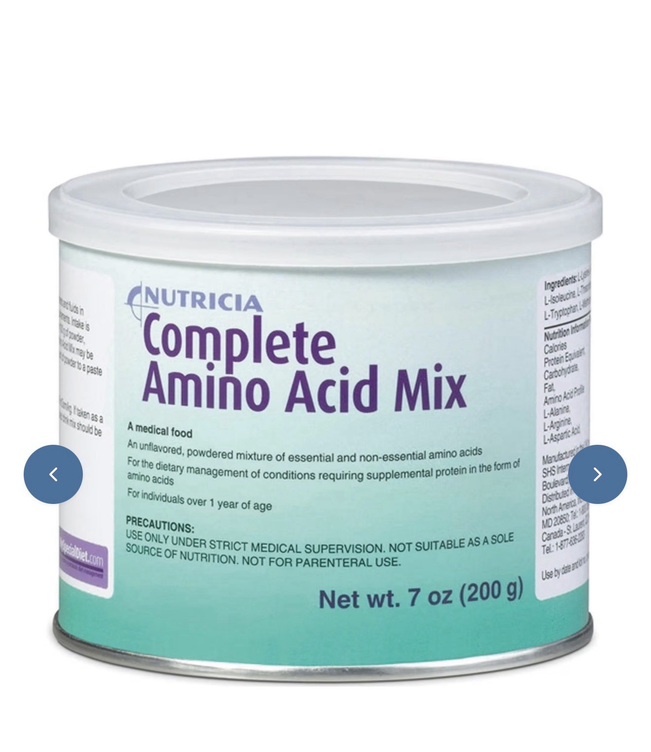 Nutricia Amino Acid Mix Powder – 7 fl oz *36 CANS*