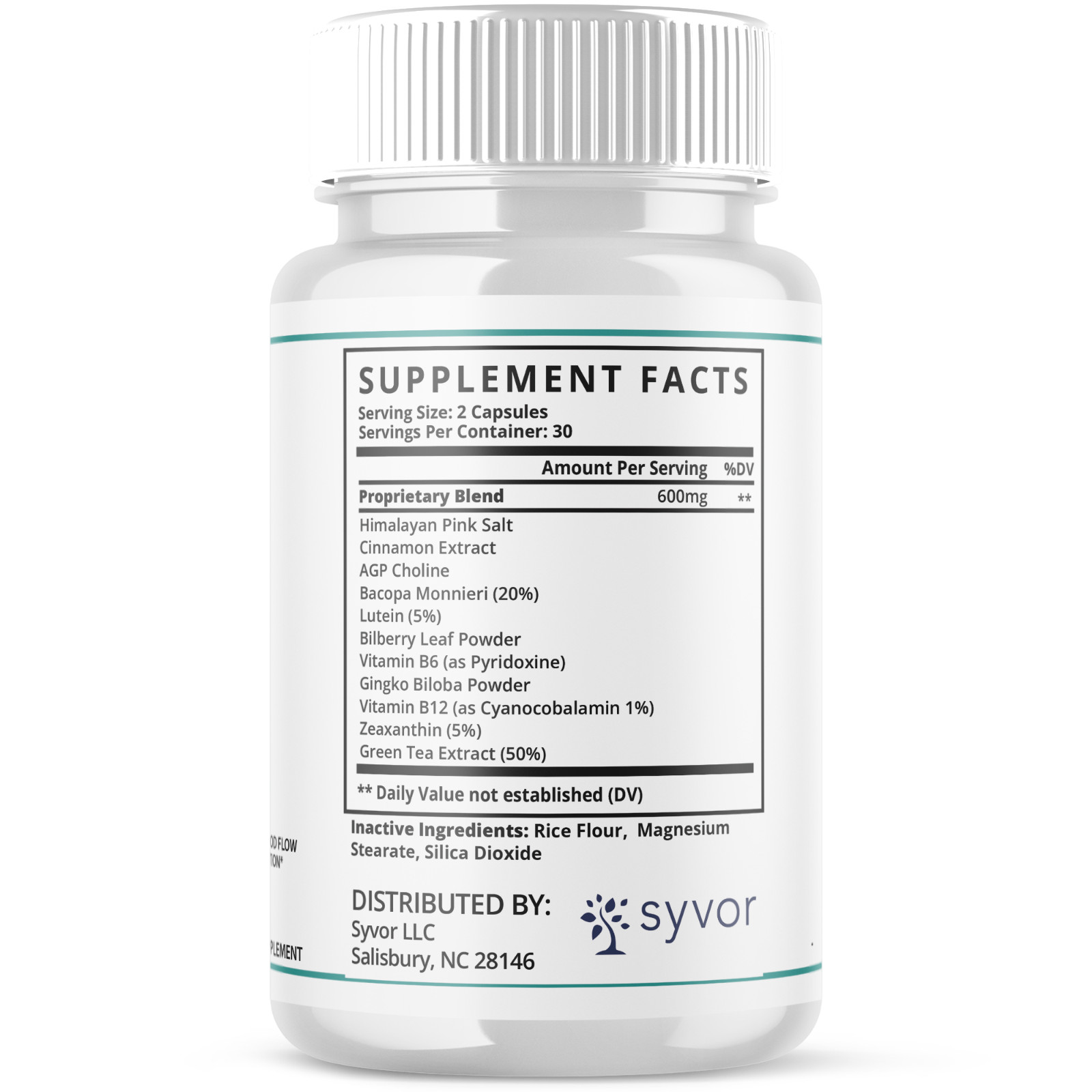 (3 Pack) Nerve Recovery Max Nootropic Formula All Natural Supplement 180 Capsule