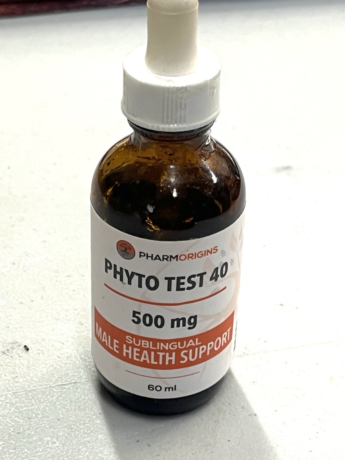 Phyto Test 40 Supplement – Subligual Male Health Support – 500mg – 60mL