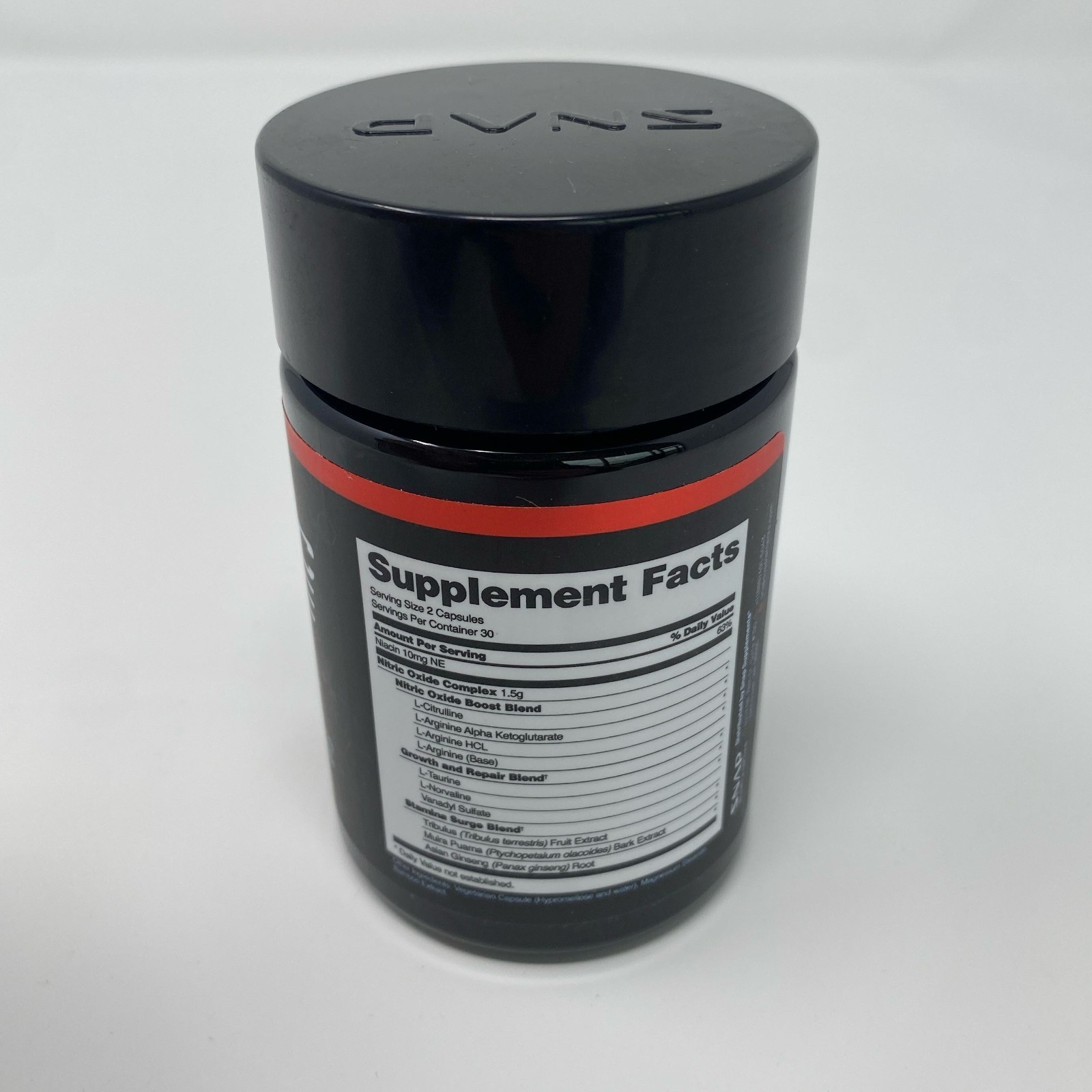 SNAP Nitric Oxide Booster 2-Pack Healthy Circulation Muscle Recovery 120 Caps